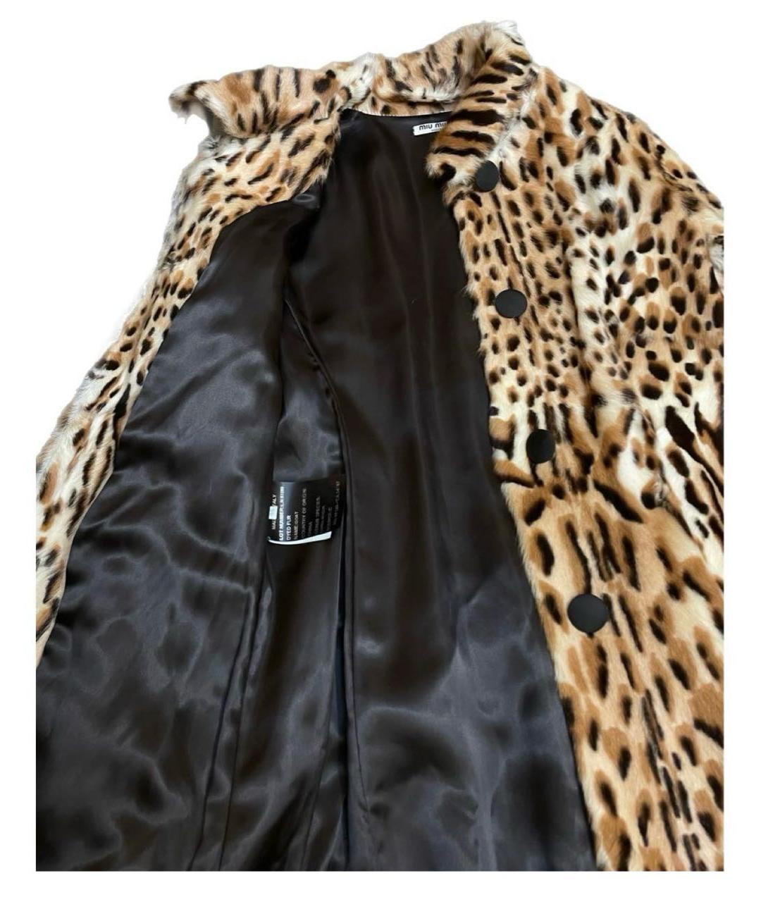 MIU MIU Меховая шуба, фото 5