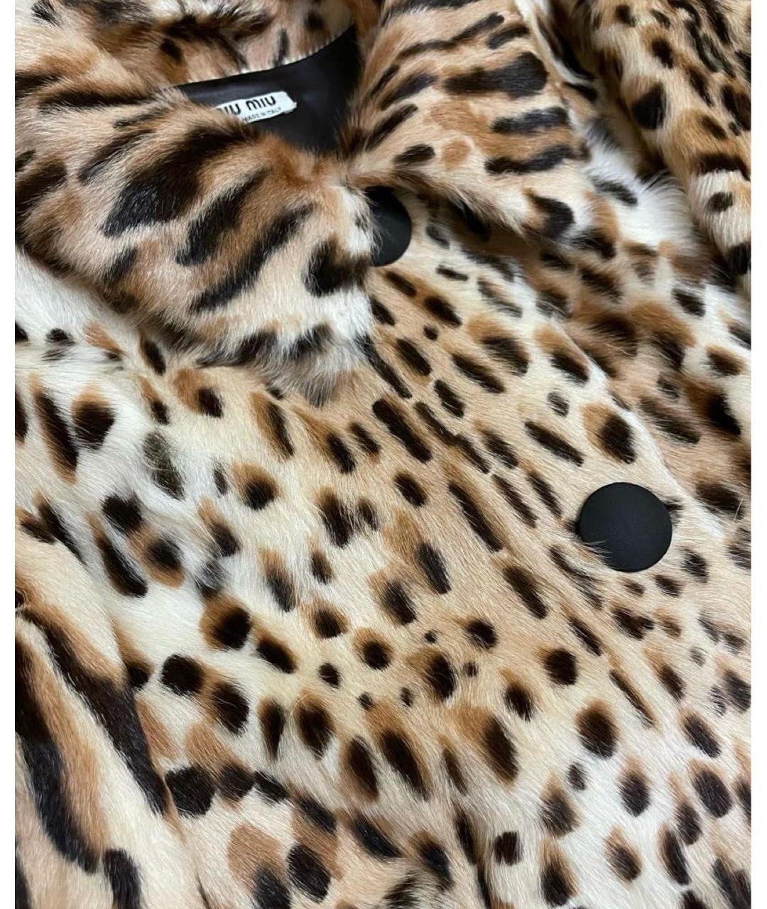 MIU MIU Меховая шуба, фото 7