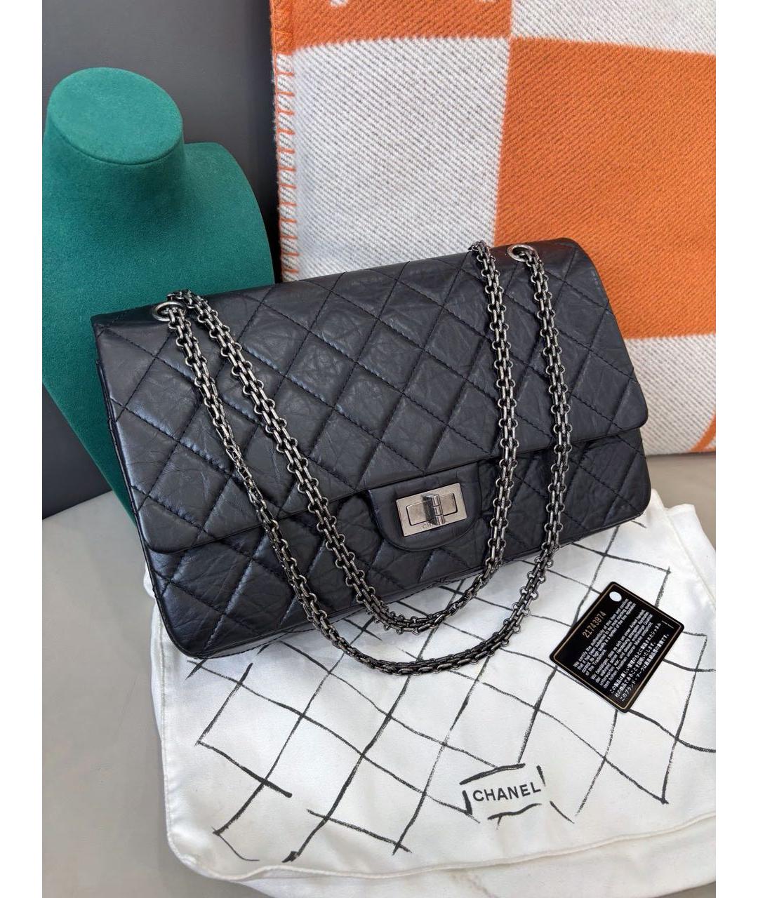 CHANEL Черная кожаная сумка через плечо, фото 2