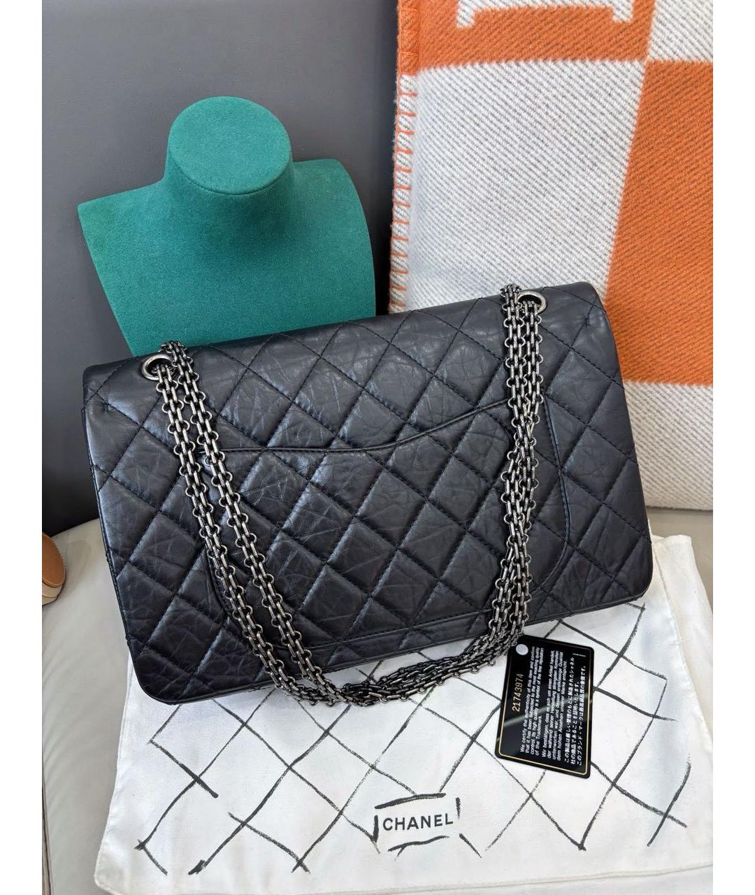 CHANEL Черная кожаная сумка через плечо, фото 4