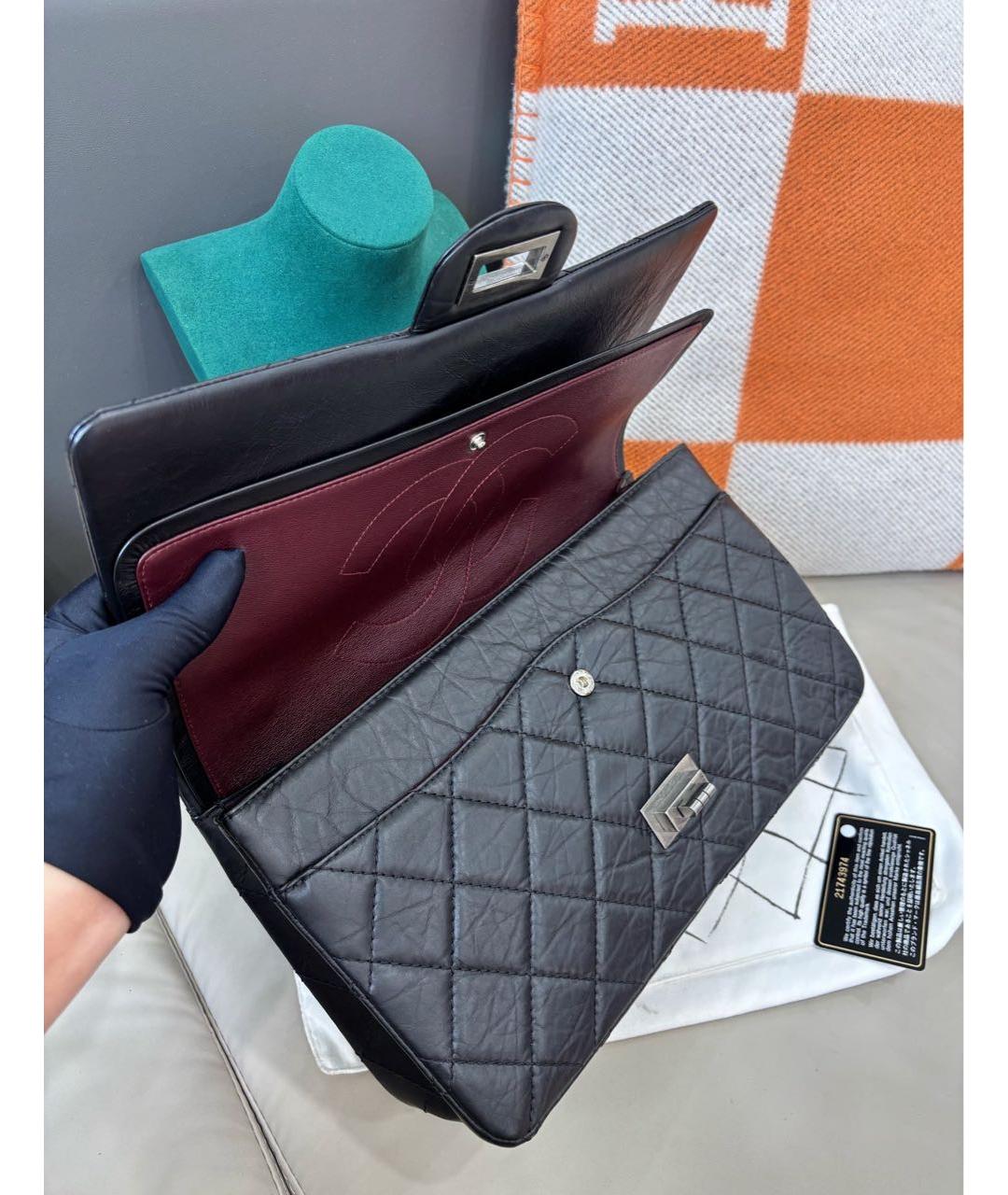 CHANEL Черная кожаная сумка через плечо, фото 7