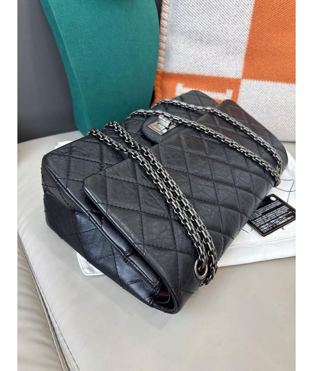 CHANEL Черная кожаная сумка через плечо, фото 5