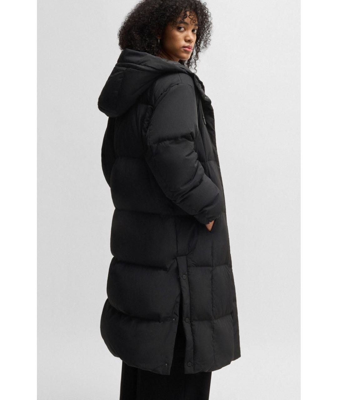 HUGO Оранжевый полиамидовый пуховик, фото 3