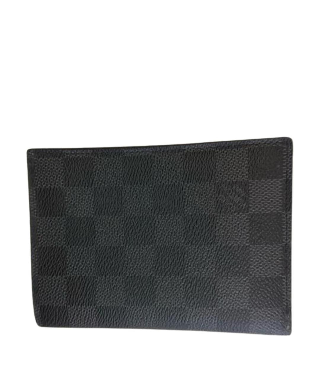 LOUIS VUITTON Серый кожаный кошелек, фото 1