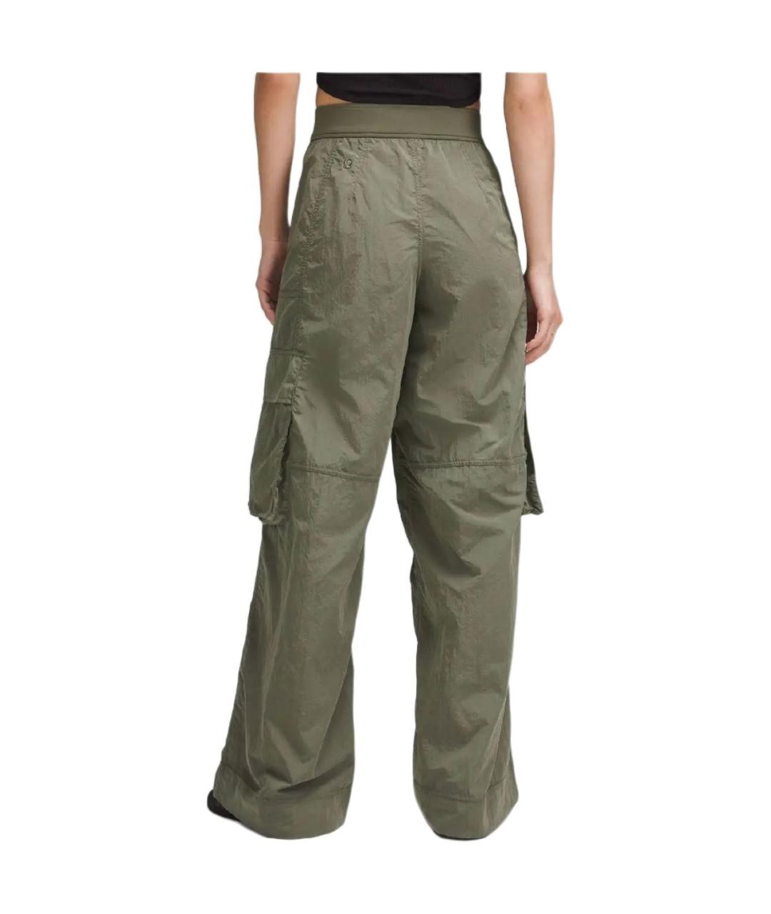 Lululemon Зеленые прямые брюки, фото 2