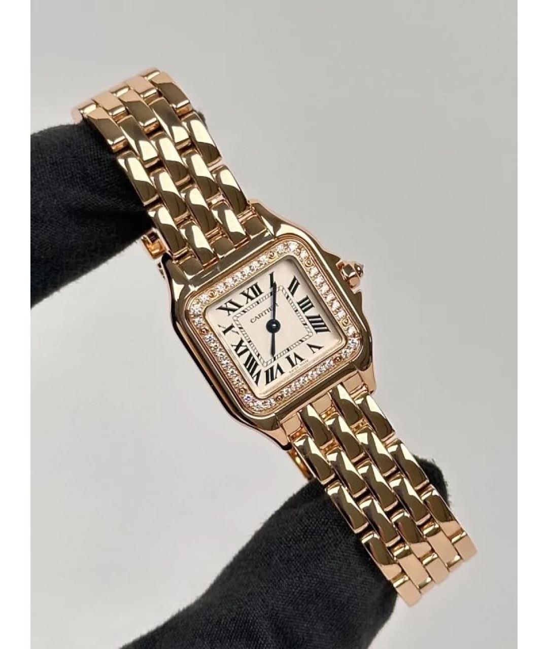 CARTIER Розовые часы из розового золота, фото 2