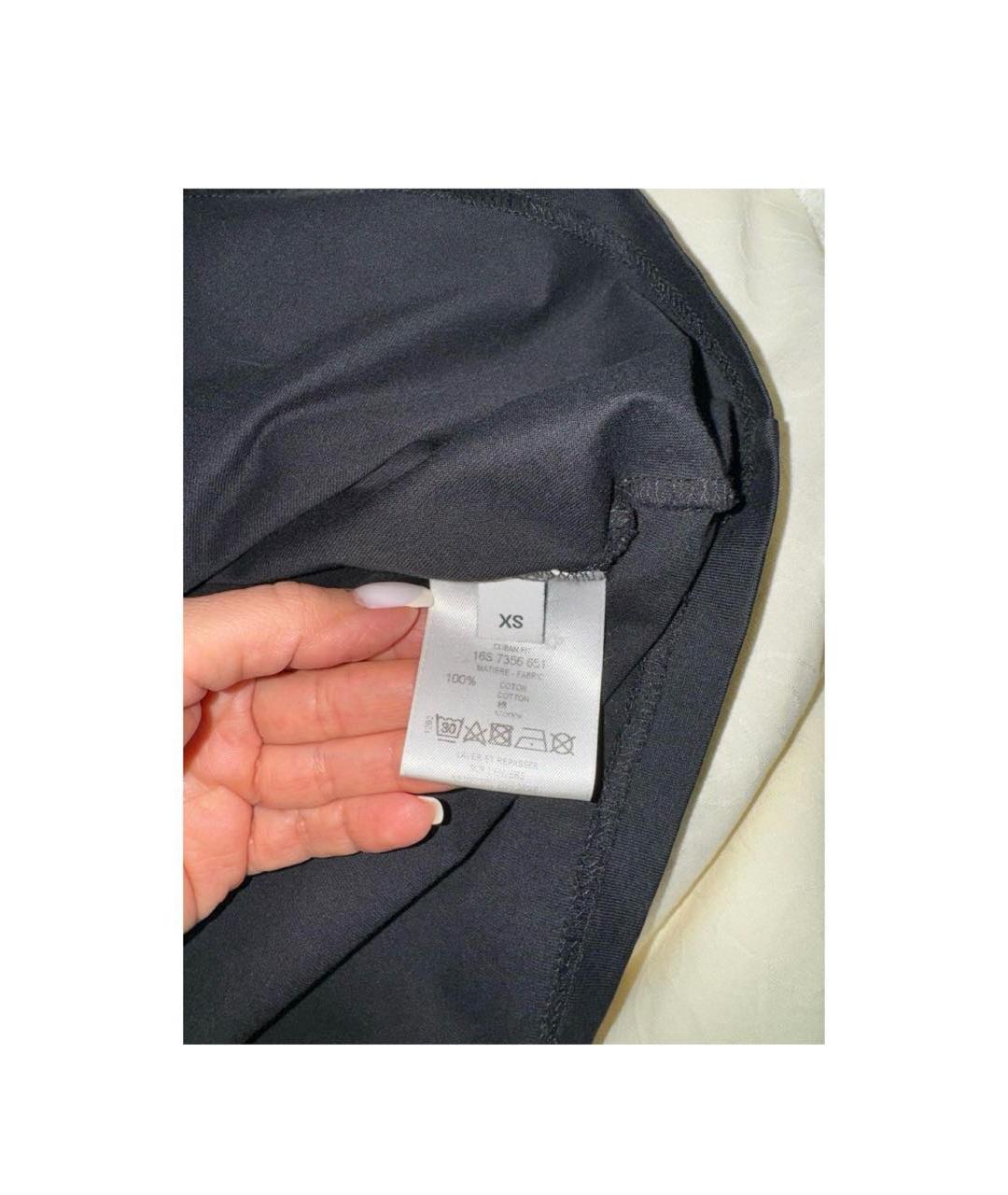 GIVENCHY Черная хлопковая футболка, фото 3