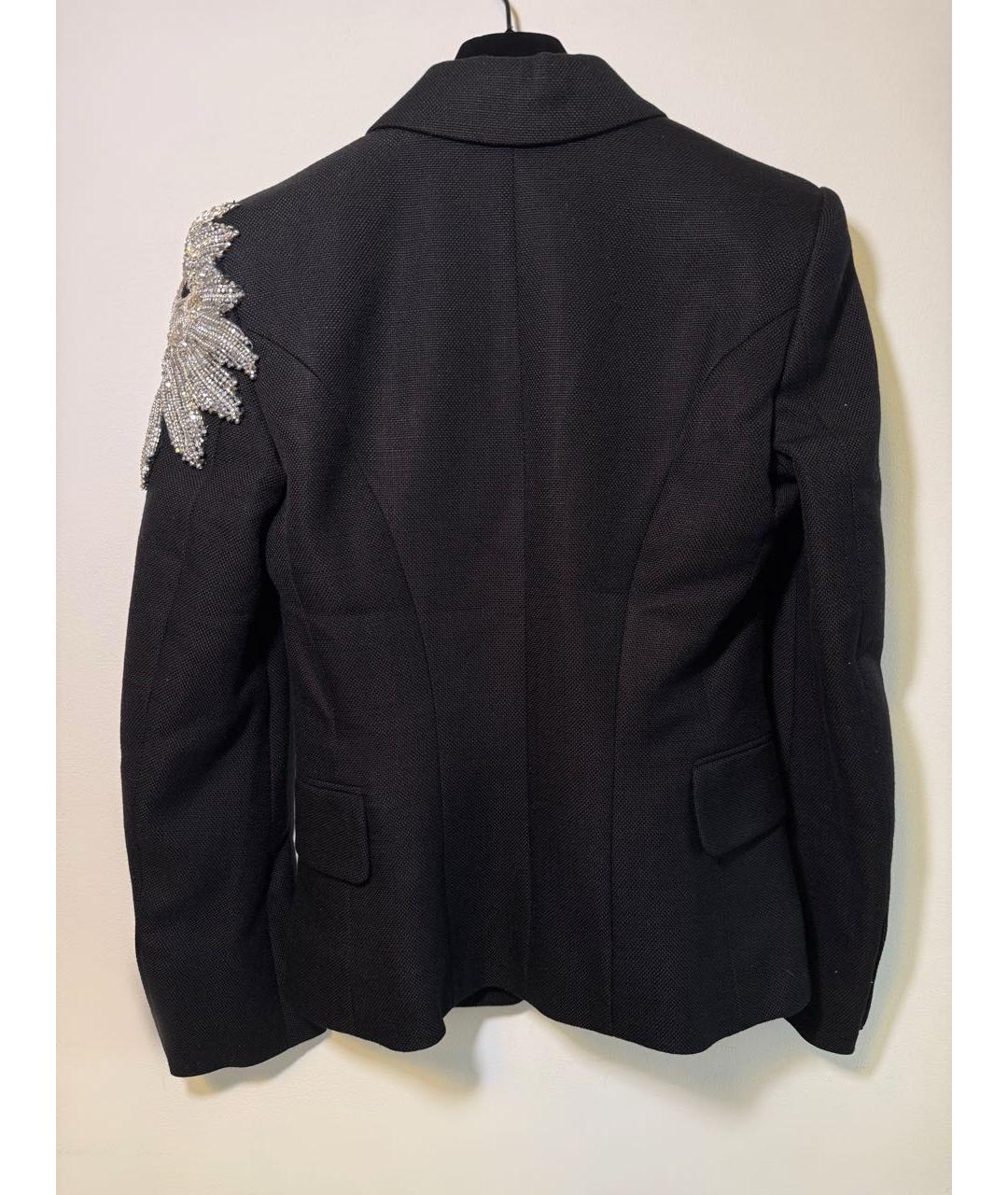 BALMAIN Черный вискозный жакет/пиджак, фото 2