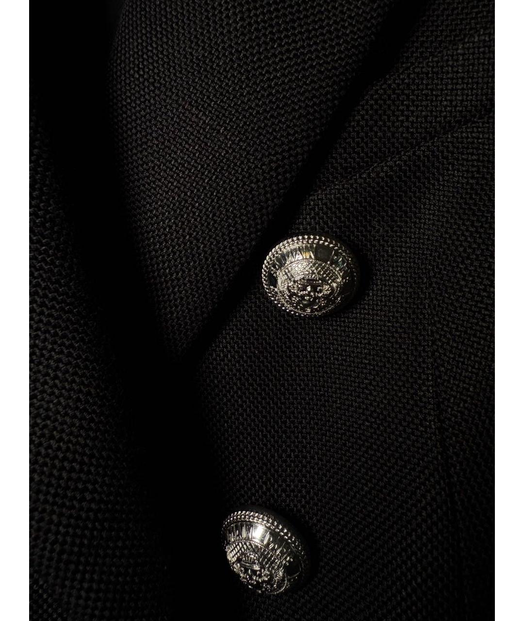 BALMAIN Черный вискозный жакет/пиджак, фото 6