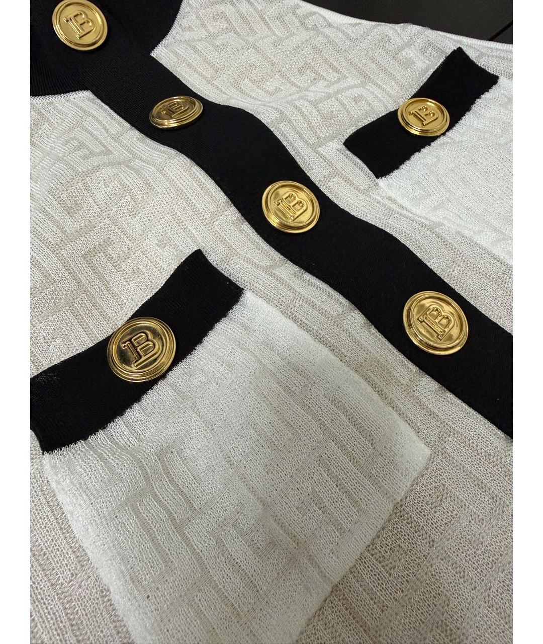 BALMAIN Бежевая вискозная майка, фото 6