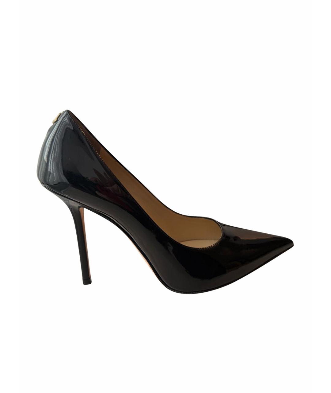 JIMMY CHOO Черные туфли из лакированной кожи, фото 1
