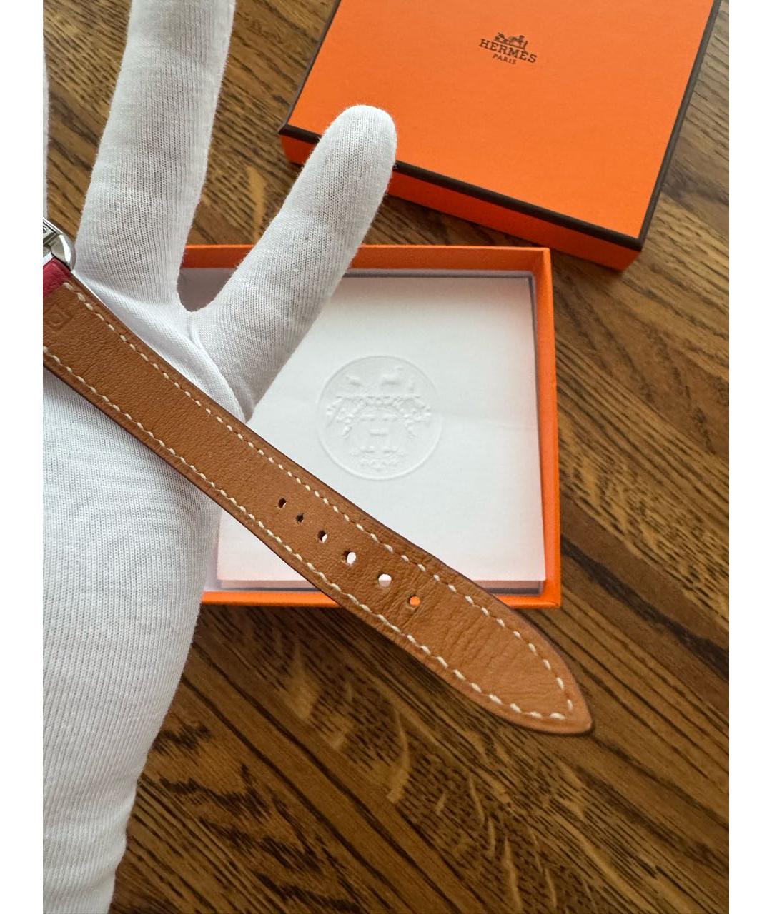 HERMES Серебряные часы из белого золота, фото 5