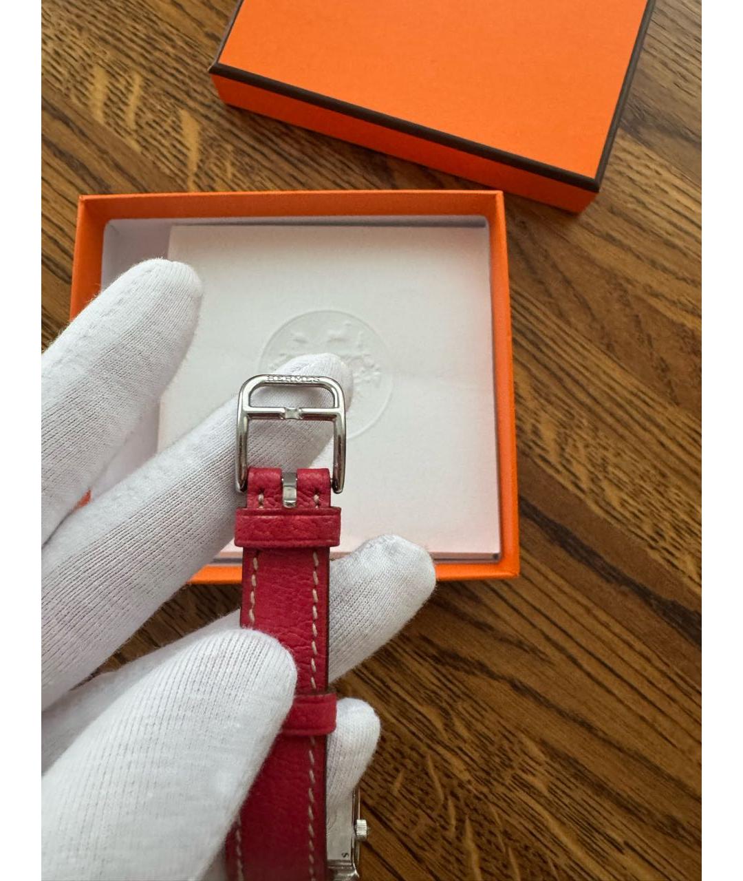 HERMES Серебряные часы из белого золота, фото 4