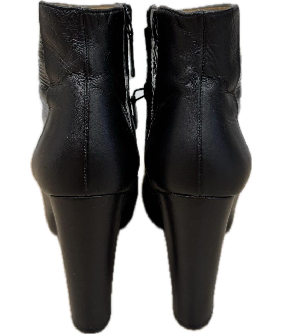 BALENCIAGA Черные ботильоны из лакированной кожи, фото 3