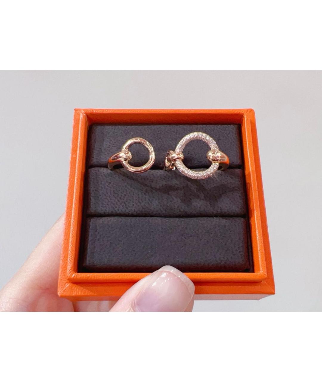 HERMES Розовое кольцо из розового золота, фото 2