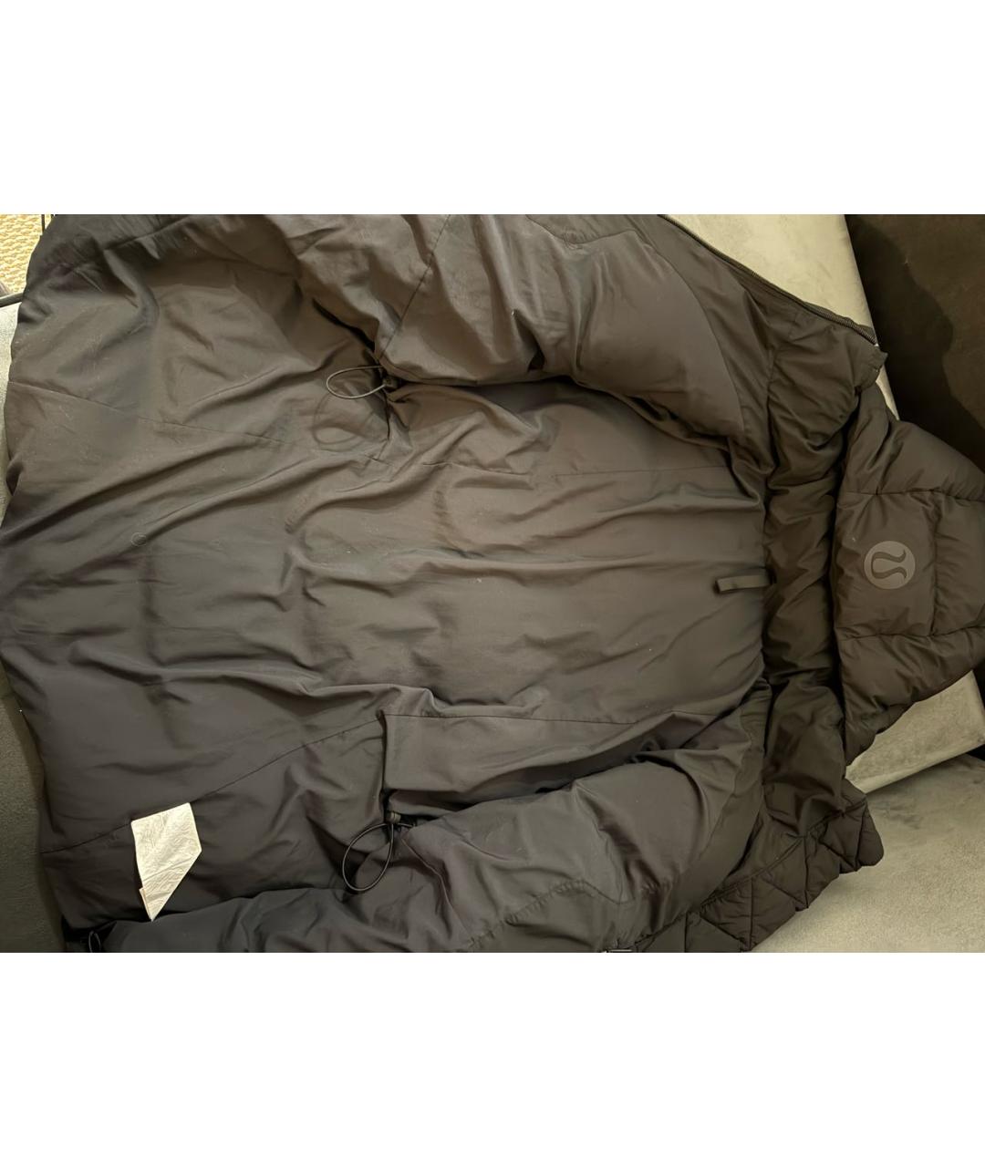 Lululemon Черный полиэстеровый пуховик, фото 3