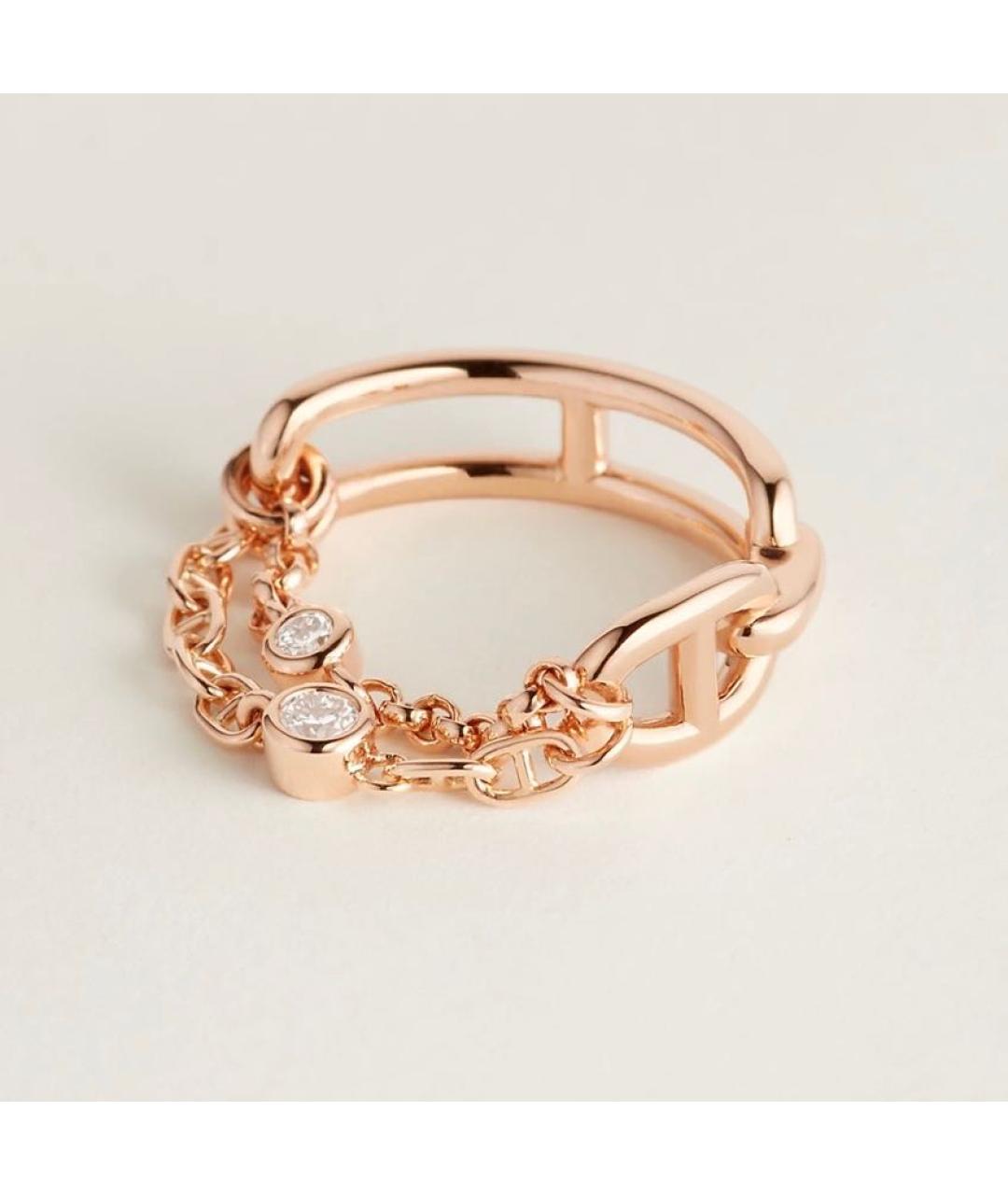 HERMES Розовое кольцо из розового золота, фото 8