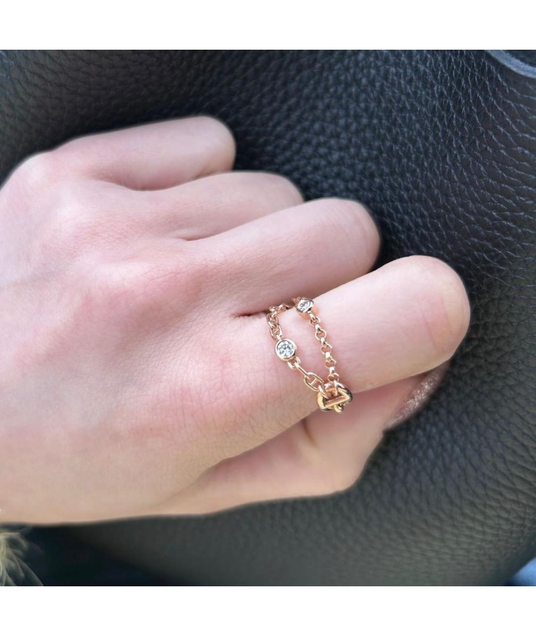 HERMES Розовое кольцо из розового золота, фото 7