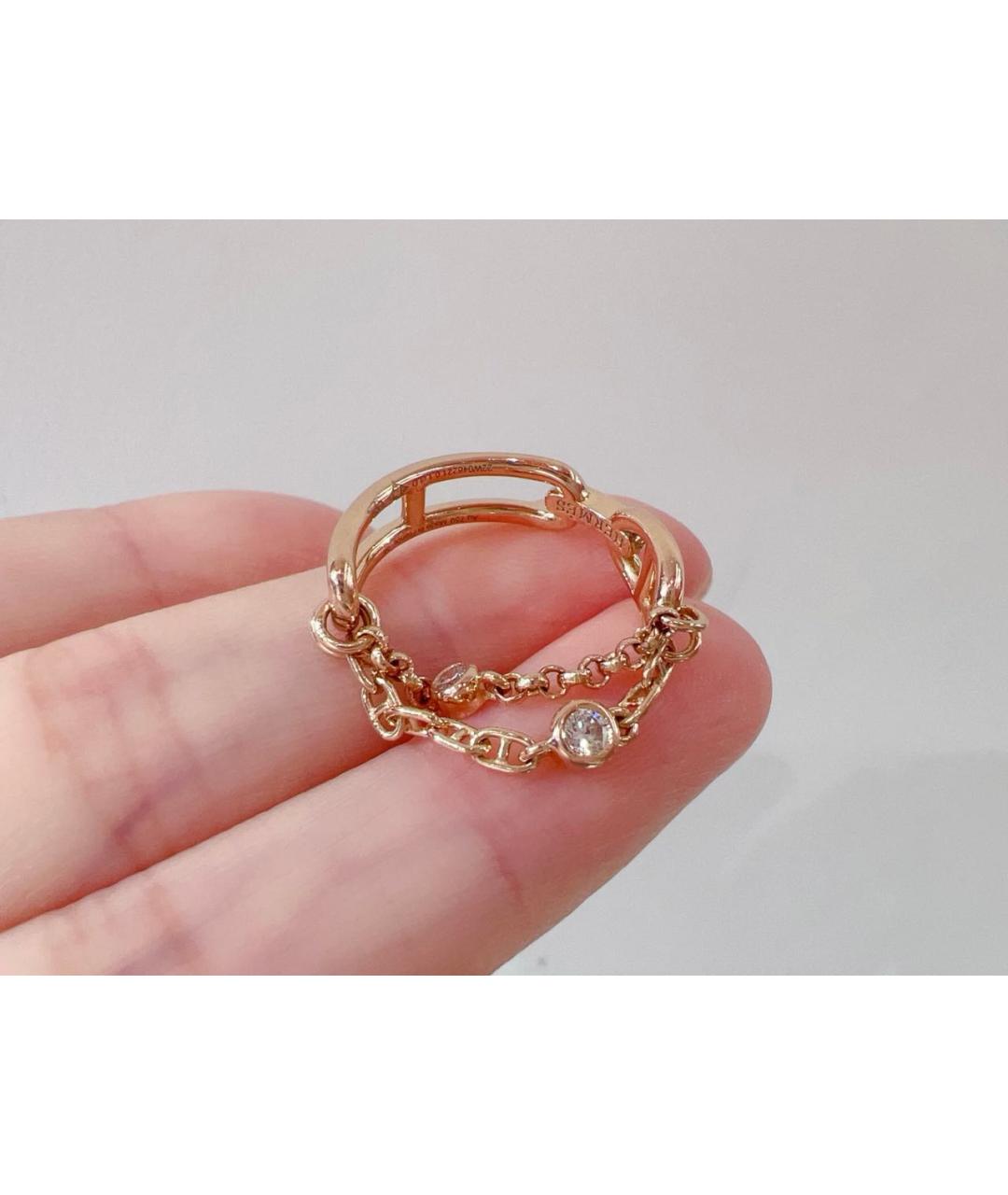 HERMES Розовое кольцо из розового золота, фото 3