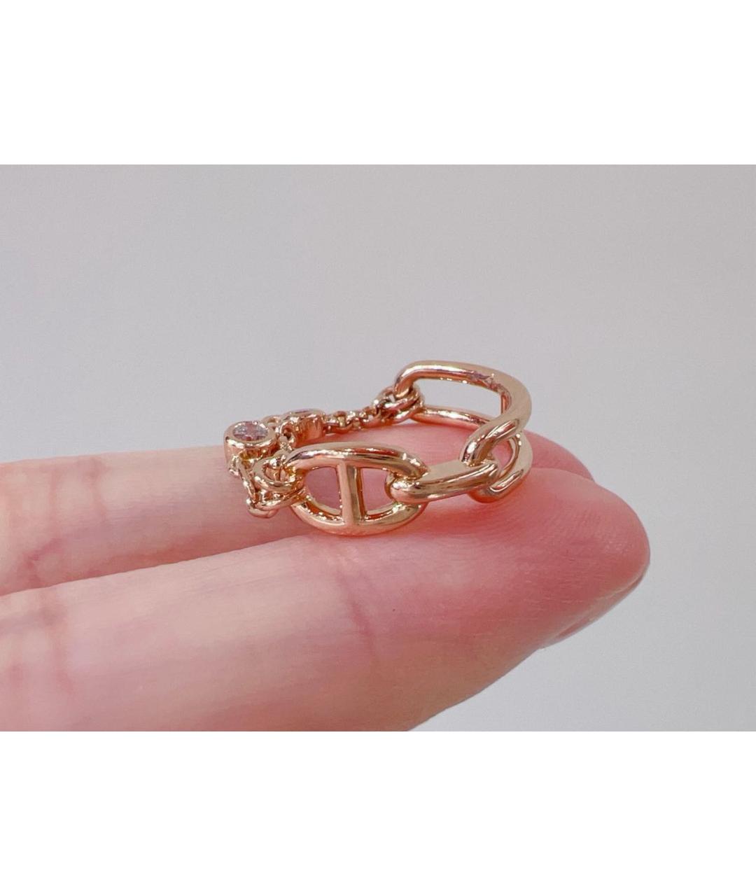 HERMES Розовое кольцо из розового золота, фото 4