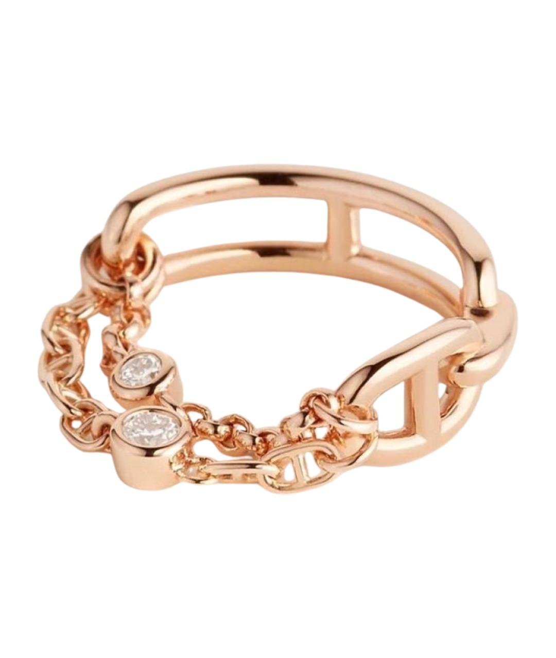 HERMES Розовое кольцо из розового золота, фото 1