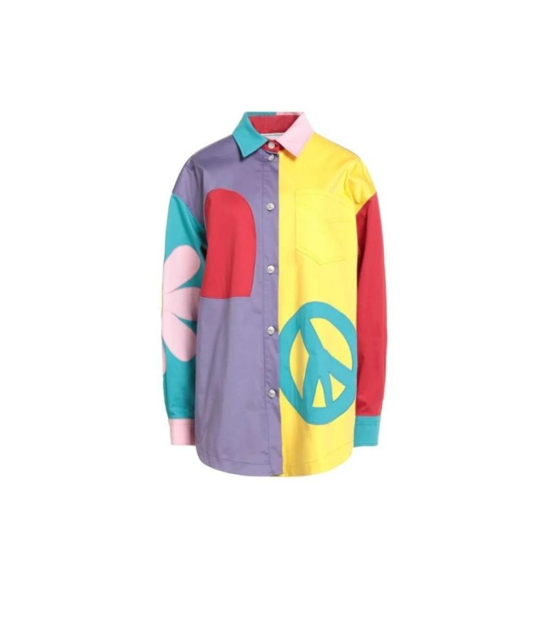 MOSCHINO JEANS Мульти хлопковая рубашка, фото 1