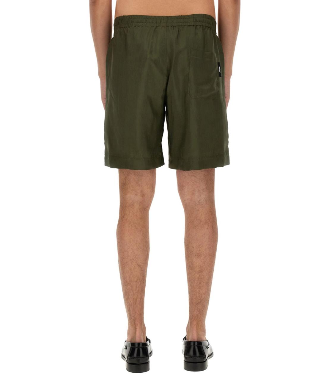 MSGM Зеленые шорты, фото 3