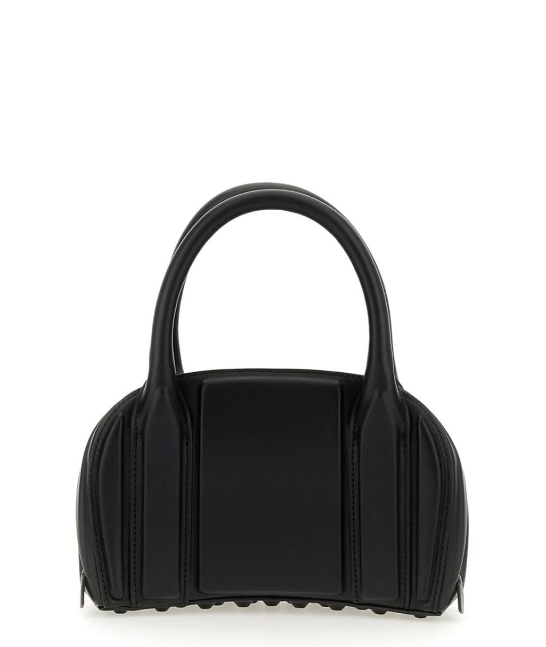 ALEXANDER WANG Черная кожаная сумка тоут, фото 2