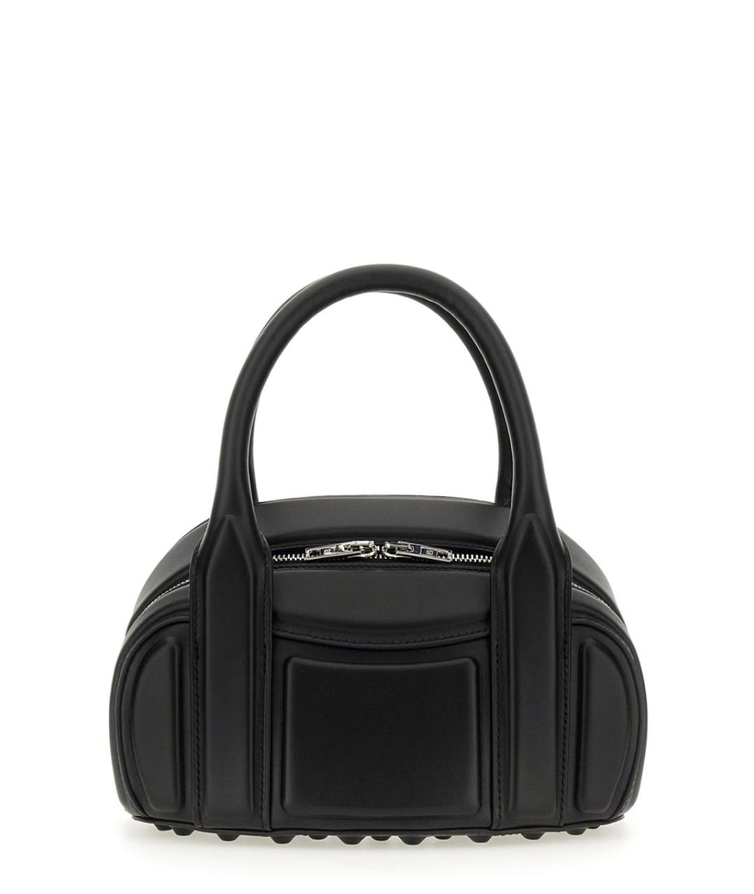 ALEXANDER WANG Черная кожаная сумка тоут, фото 1