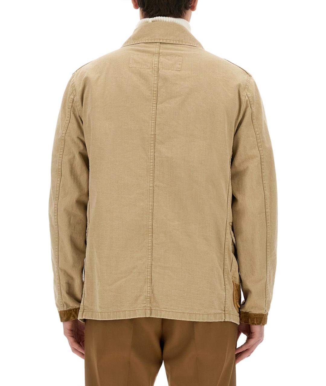 FAY Бежевая хлопковая куртка, фото 3