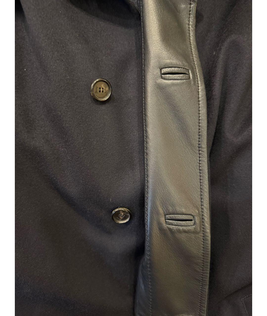 BRIONI Черное кашемировое пальто, фото 4