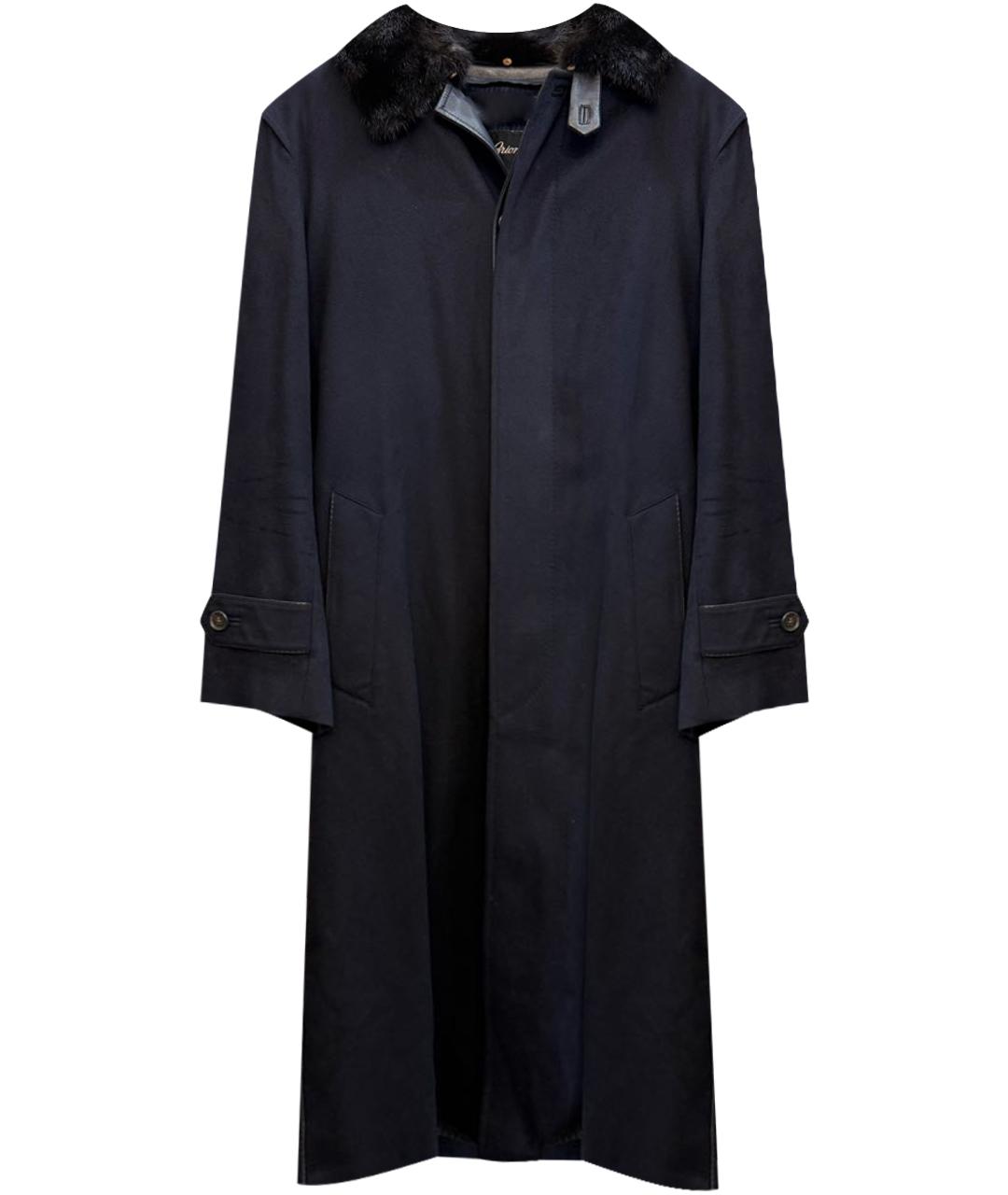 BRIONI Черное кашемировое пальто, фото 1