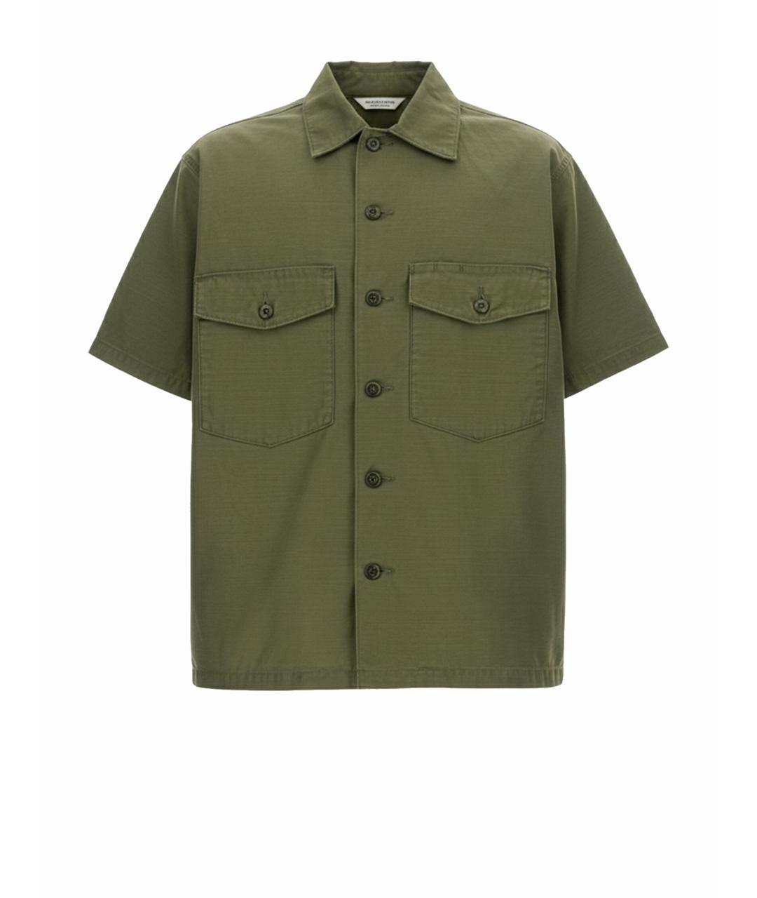 NEEDLES Зеленая хлопковая кэжуал рубашка, фото 1