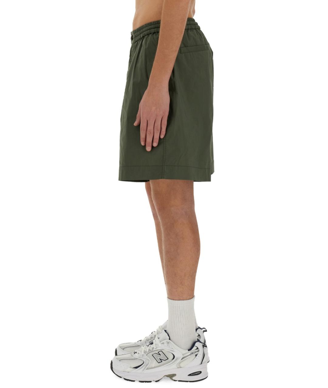 ASPESI Хаки хлопковые шорты, фото 4