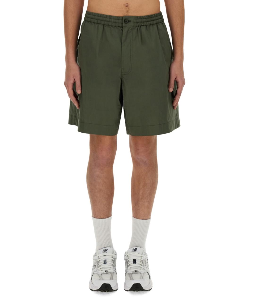 ASPESI Хаки хлопковые шорты, фото 5