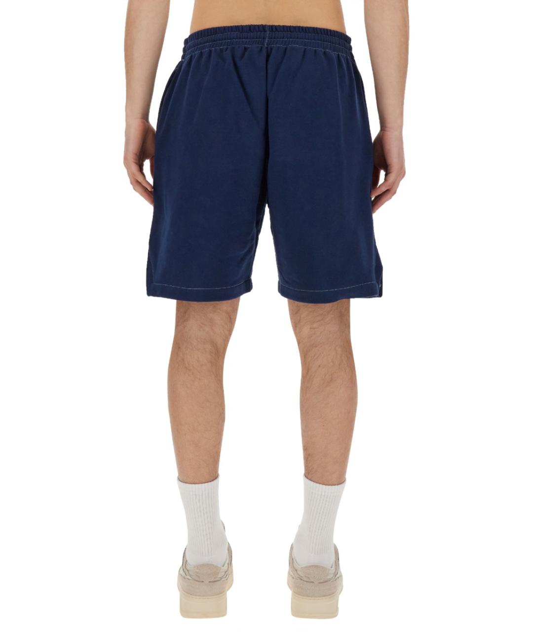 MSGM Синие хлопковые шорты, фото 3