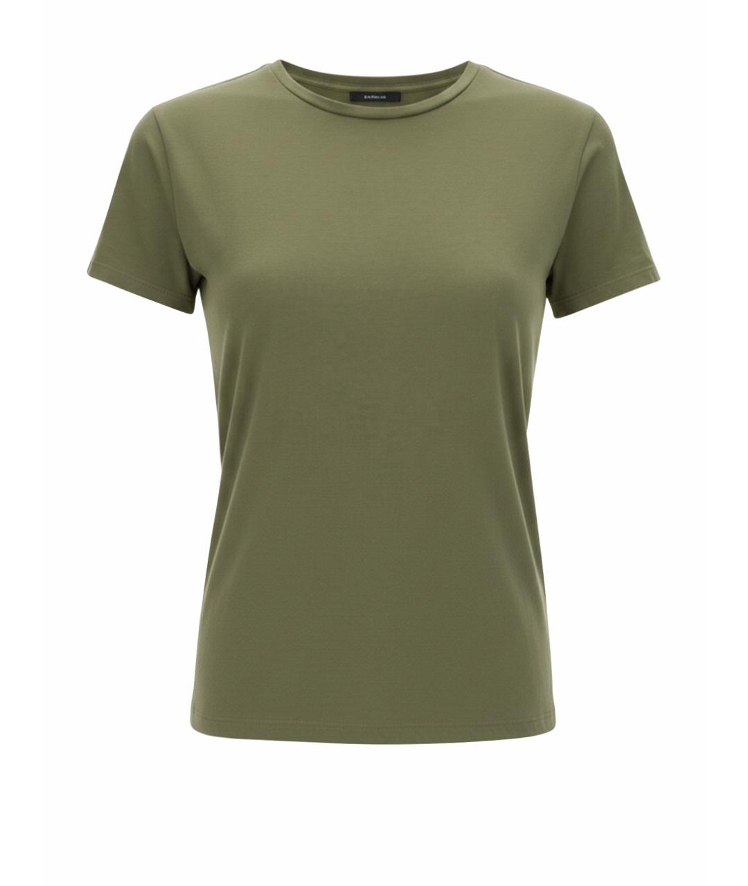 ASPESI Хаки хлопковая футболка, фото 1