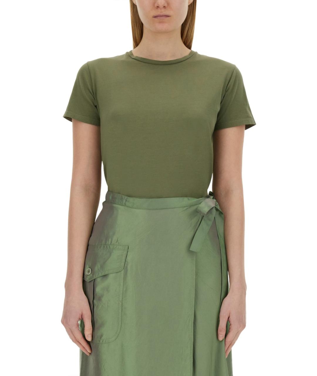 ASPESI Хаки хлопковая футболка, фото 5