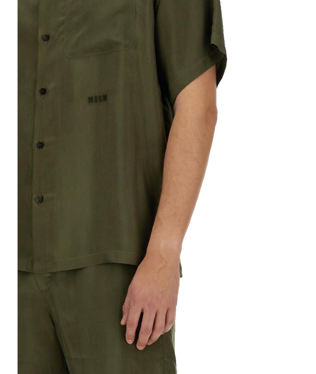 MSGM Зеленая кэжуал рубашка, фото 5