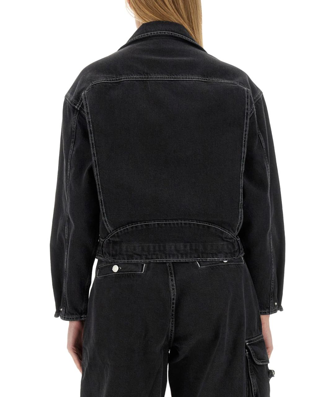 MOSCHINO JEANS Черная деним куртка, фото 3