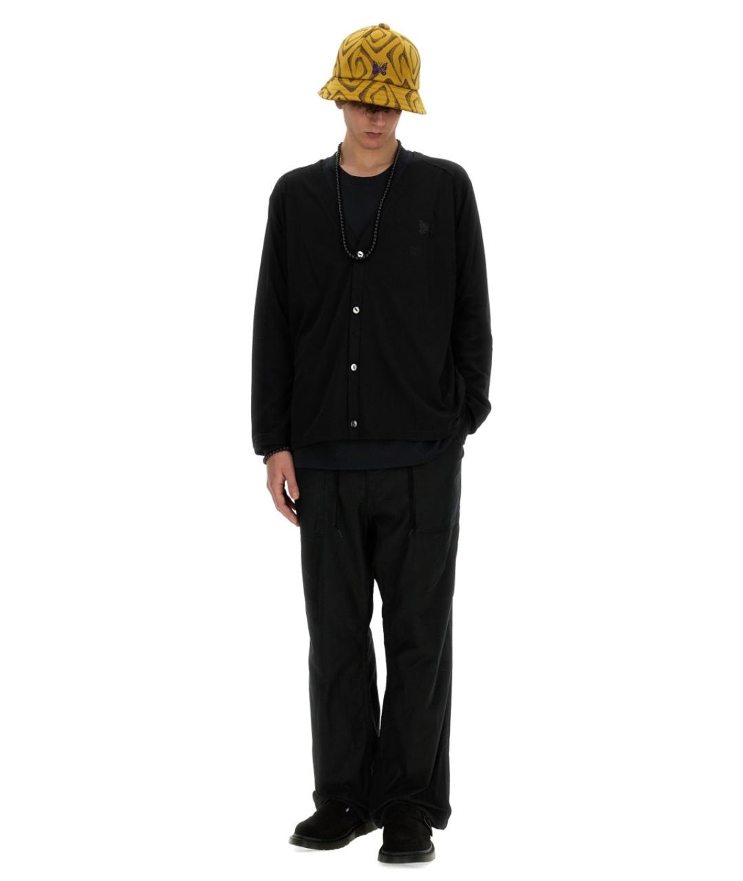 NEEDLES Черный полиэстеровый кардиган, фото 2