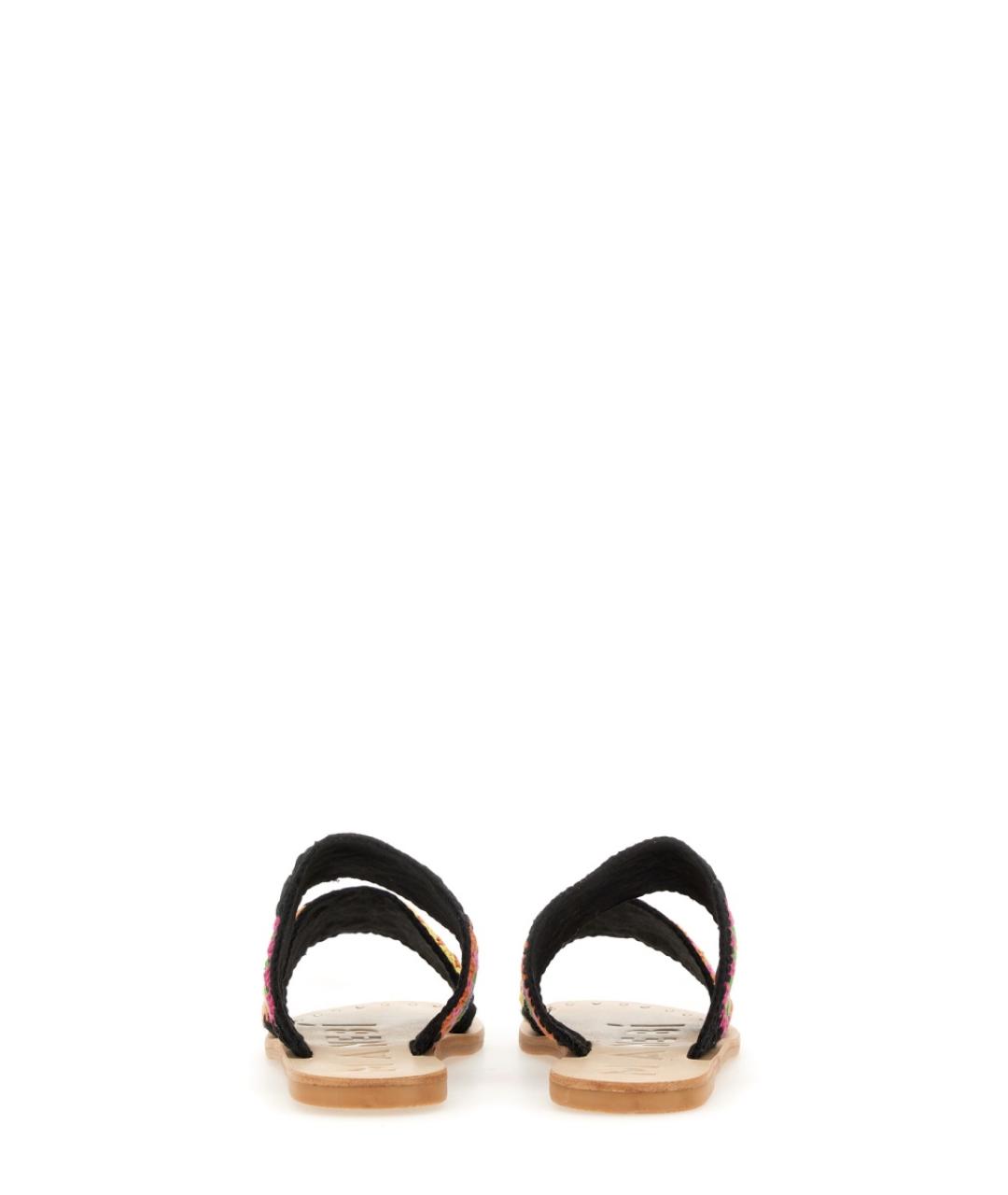 MANEBI Черные сандалии, фото 3