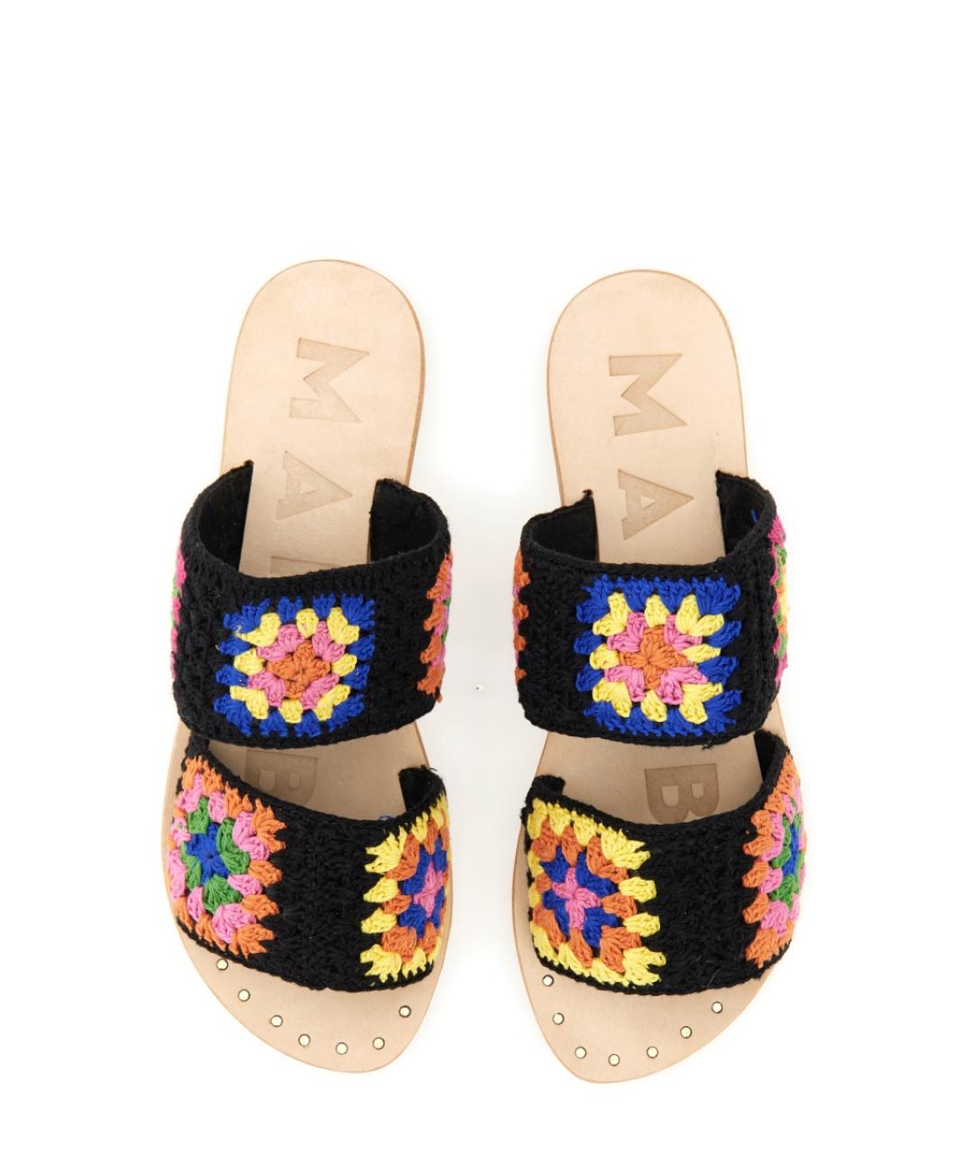 MANEBI Черные сандалии, фото 2