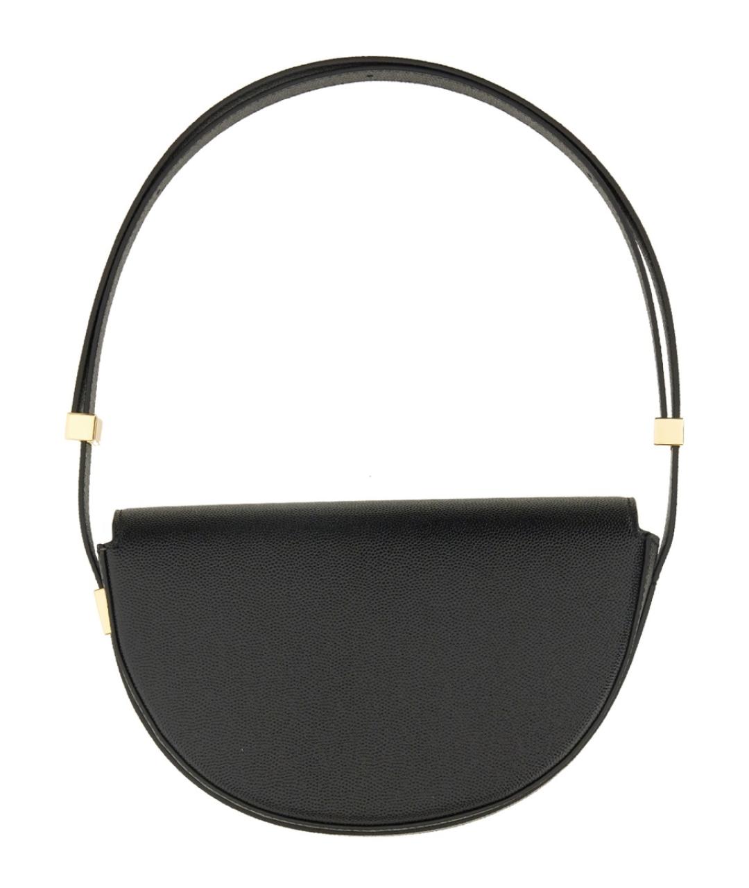 PATOU Черная кожаная сумка через плечо, фото 2