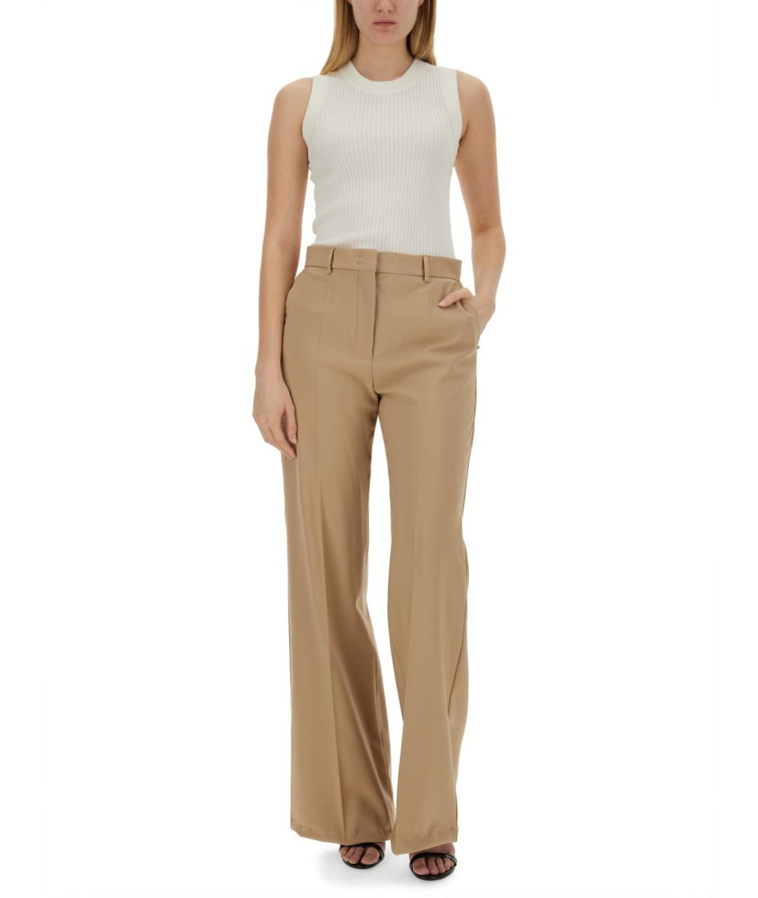 SPORTMAX Белая хлопковая блузы, фото 2