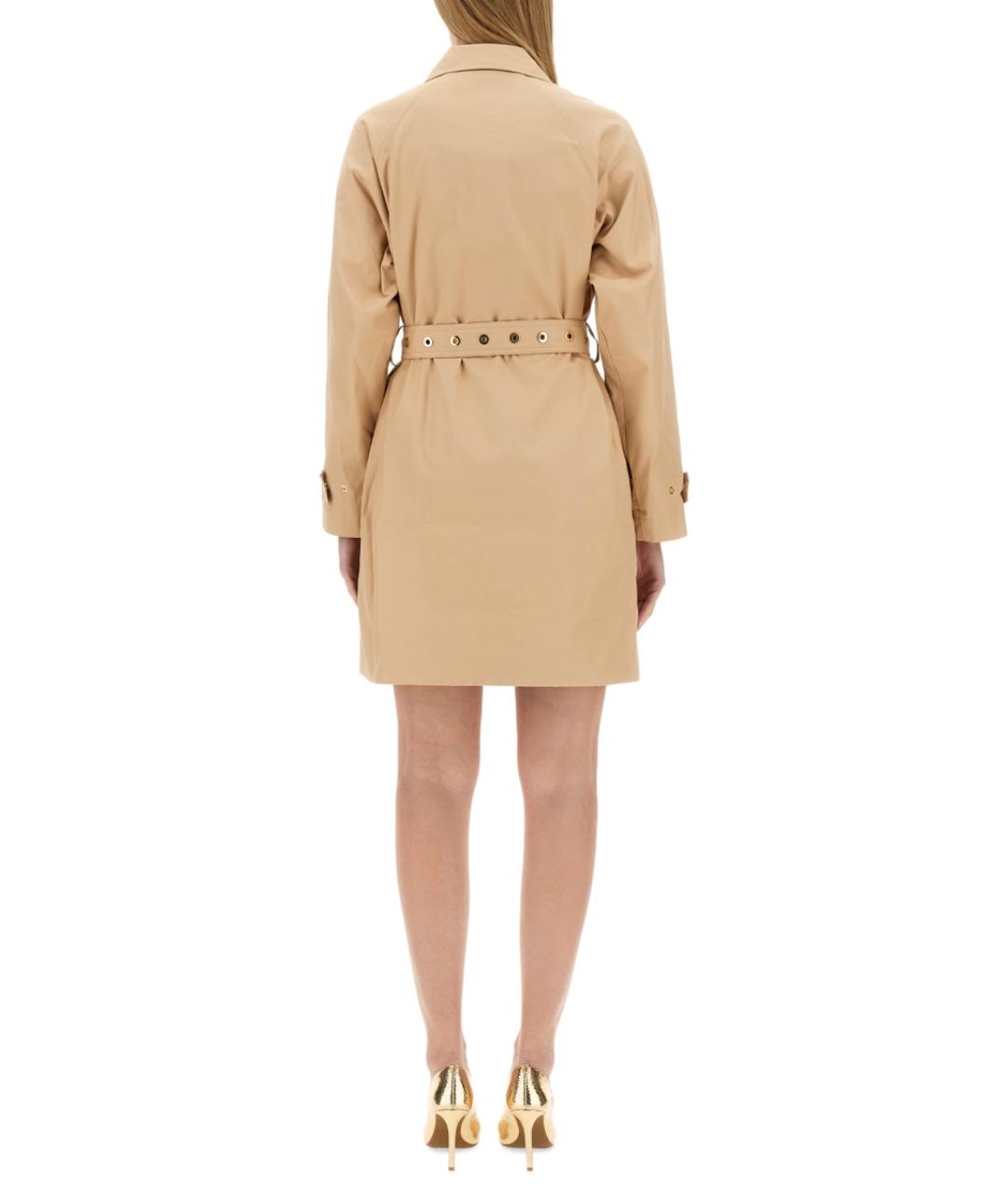 MICHAEL KORS Бежевый хлопковый тренч/плащ, фото 3