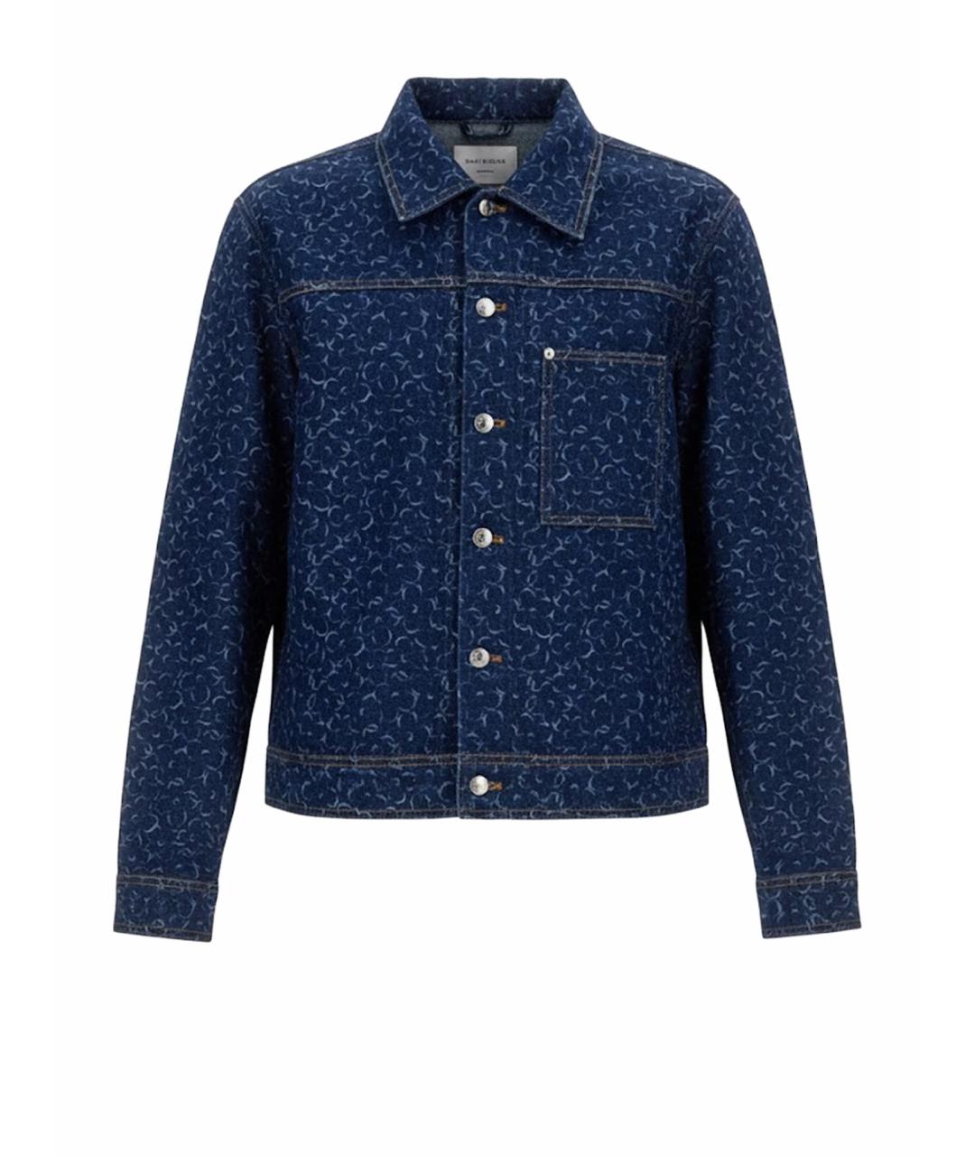 MAISON KITSUNE Синяя хлопковая куртка, фото 1