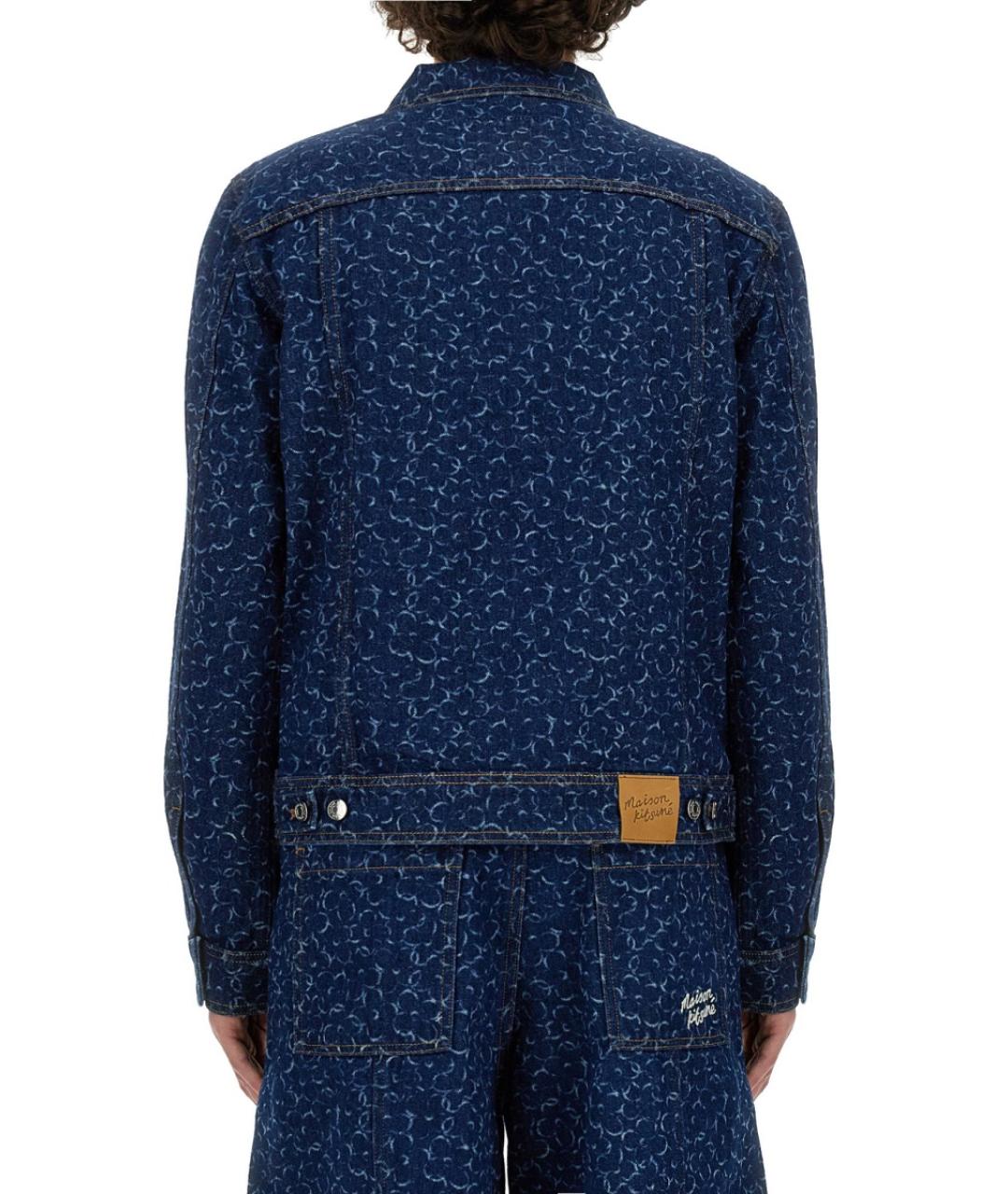 MAISON KITSUNE Синяя хлопковая куртка, фото 3