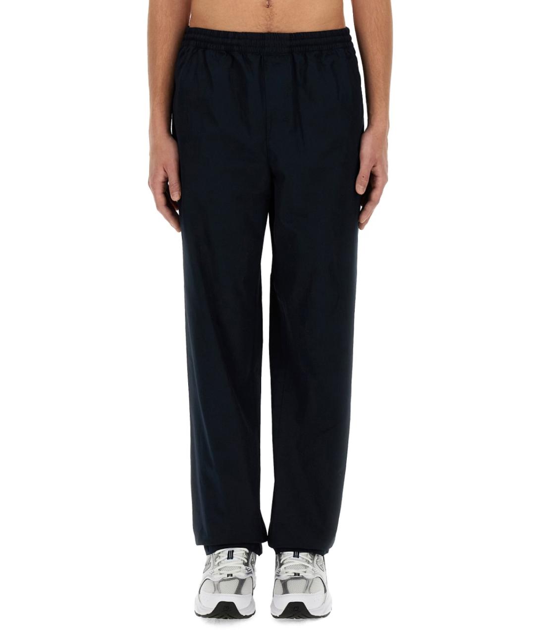 ASPESI Синие хлопковые повседневные брюки, фото 2