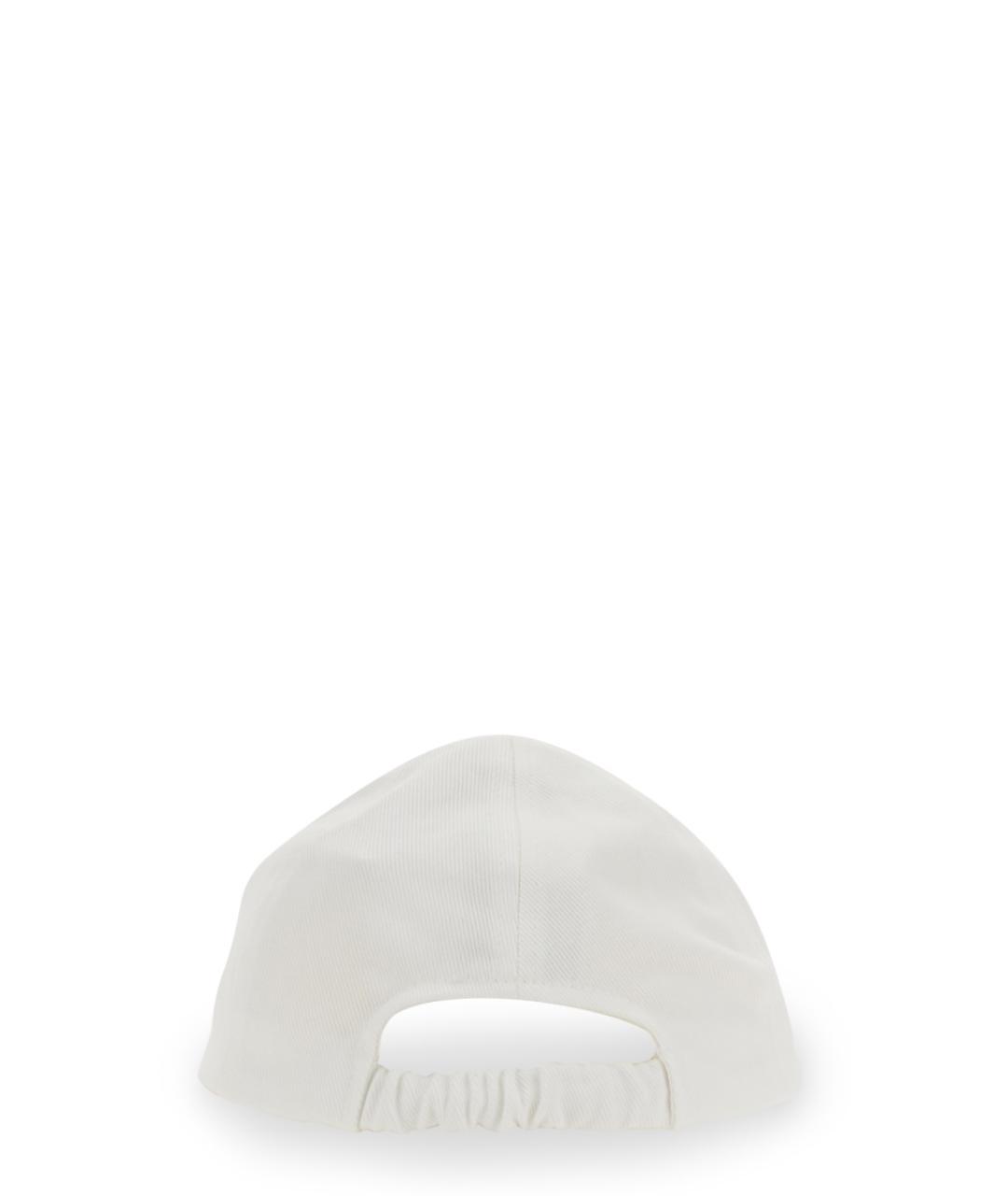PATOU Белая хлопковая кепка, фото 3